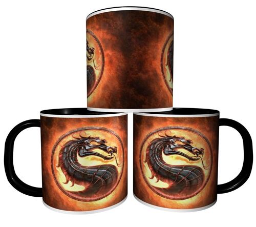 Mug Personnalisé Tasse À Café - Jeu Mortal Kombat Dragon Réf-07