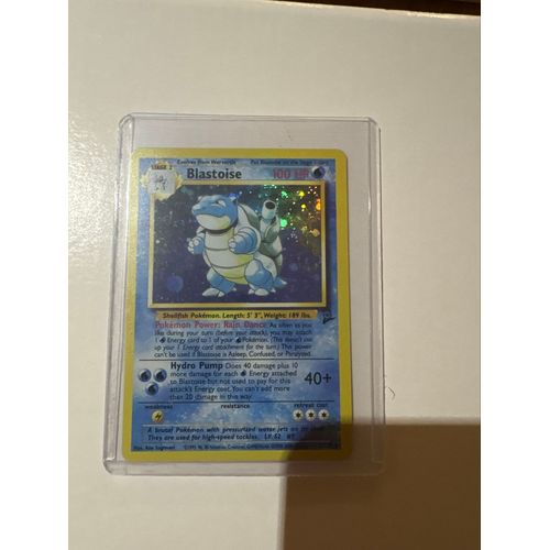 Blastoise 1st Édition 2/10 Pokémon Card