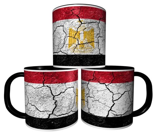 Mug Personnalisé Tasse À Café - Drapeau Egypte 03