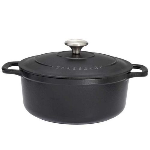 Chasseur - Cocotte Ronde En Fonte ?Maill?E 18cm Noire Sublime - Puc471801
