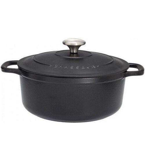 Chasseur - Cocotte Ronde En Fonte ?Maill?E 24cm Noire Sublime - Puc472401