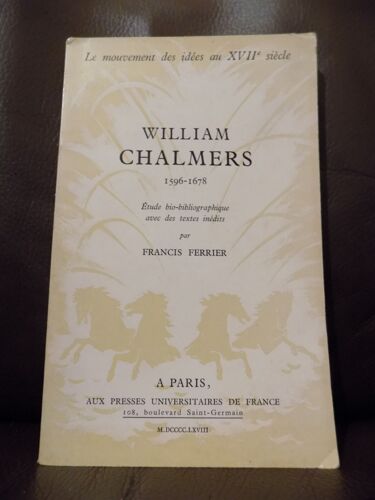 William Chalmers 1596 - 1678