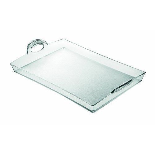 Guzzini 21280000 Plateau Rectangulaire Transparent 8,7 X 54 X 33,5 Cm