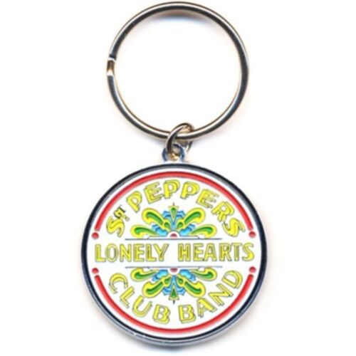 Rock Off - The Beatles Enamel Keychain Logo Drum