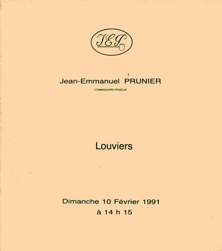 Catalogue Vente 0 Jean Emmanuel Prunier