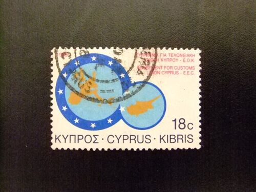 Chypre Cyprus 1988 Cartes De La Cee Yvert Nº 690 º Fu