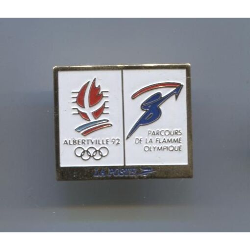 Lot De 10 Pins - Parcours De La Flamme Olympique - Albertville 92