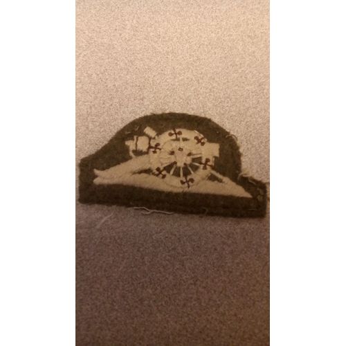 Insigne Tissu Artillerie British Army
