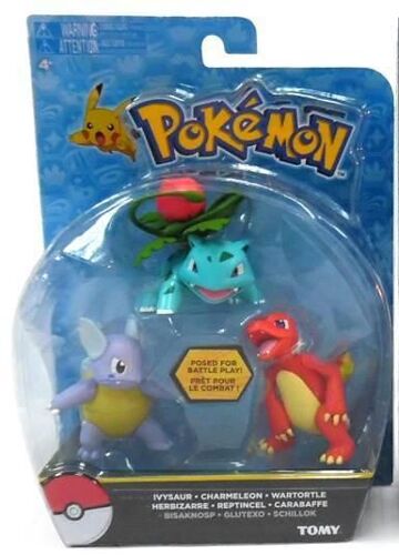 Tomy Pokémon - Pack 3 Figurines de Combat