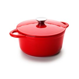 Cocotte Ronde Rouge 24 X 11.5 Cm