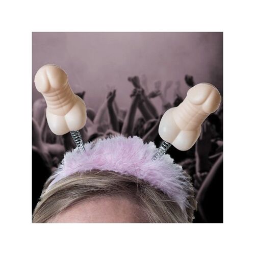 Serre-Tete Diademe Rose Avec Pénis