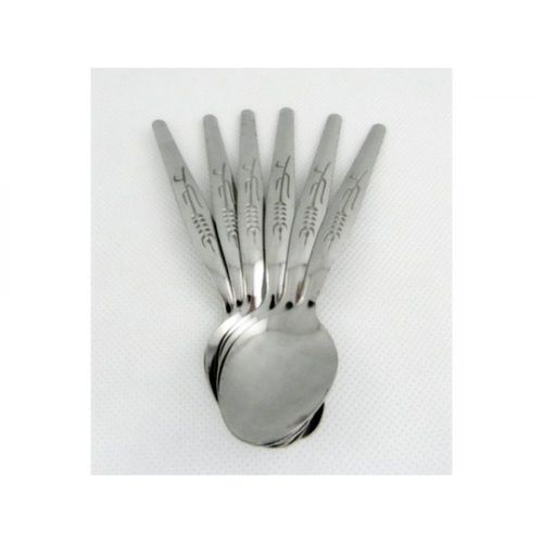 Lot De 6 X Petites Cuillères À Café En Acier Inoxydable Cuillère 11cm