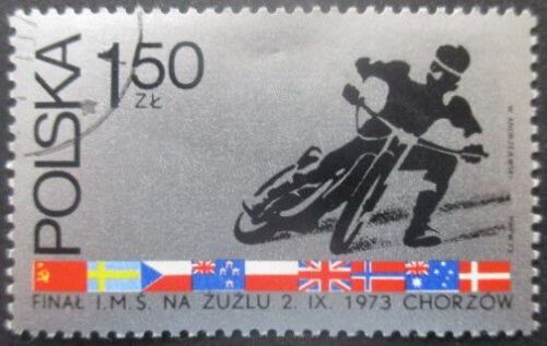Pologne N°2113 Course Motocycliste Oblitéré