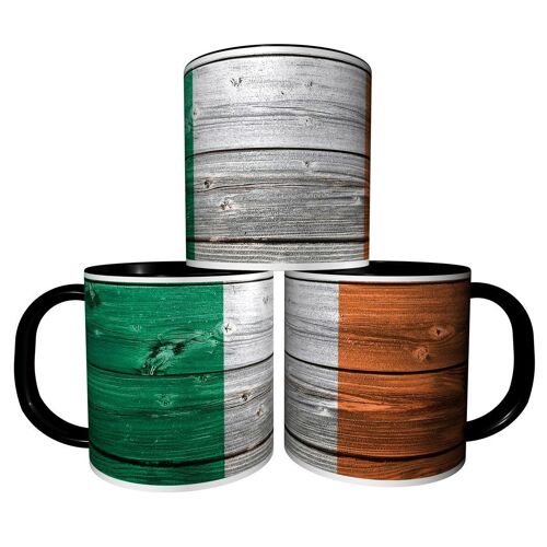 Mug Personnalisé Tasse À Café - Drapeau Irlande 02