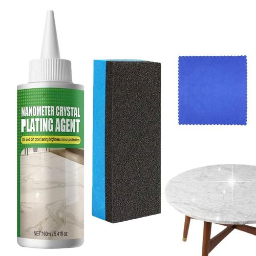 Agent de placage de cristal de pierre, revêtement nanocristallin, nettoyant de granit, réparation de rayures de carreaux de pierre, éclaircissant, caractéristique de dominaison