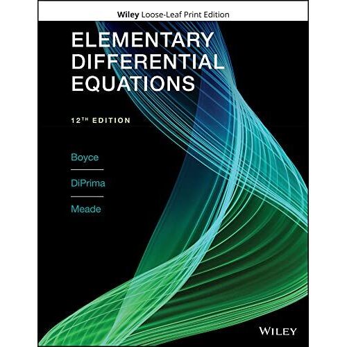 Elementary Differential Equations