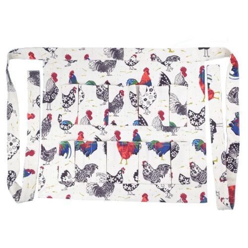 Tablier créatif pour la collecte des ?ufs, étagère à ?ufs, pour ferme, poulet, canard, 12 poches, mignon