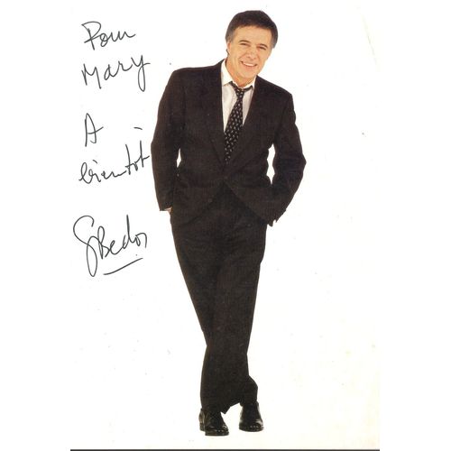 Carte Postale D'une Photo De Guy Bedos Dédicacée