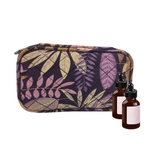 Étui de transport pour huiles essentielles, bouteilles de 5ml, 10ml, 15ml, sac de rangement, matériau en coton, motif imprimé SW