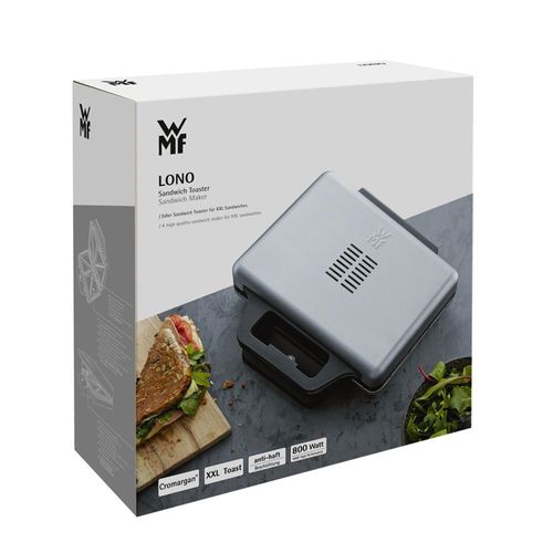 WMF LONO - Croque-monsieur - 800 Watt - acier inoxydable