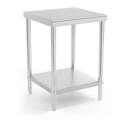 Table de travail en inox - 60 x 60 cm - Capacit? de charge de 150 kg