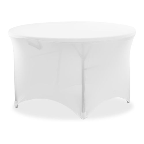 Housse pour table - Blanche - Ronde - Royal Catering