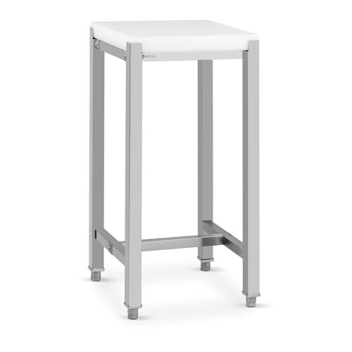 Billot Boucherie - 40 X 40 Cm - Royal Catering - Hauteur De Travail : 88 Cm