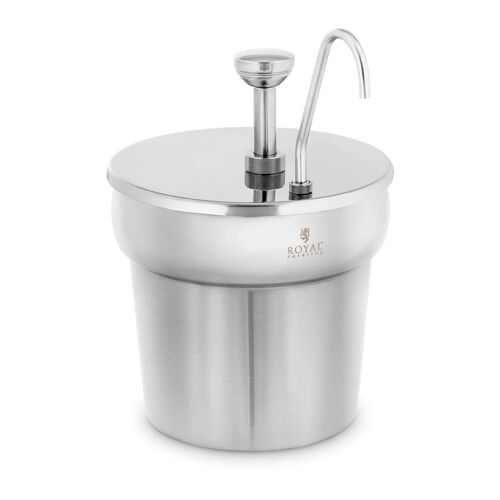 Distributeur De Sauce - Acier Inoxydable - 6,6 L - Royal Catering