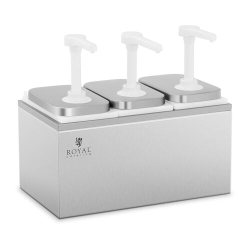 Distributeur De Sauce - 3 Pompes - 3 X 2 L