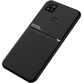 Coque Housse Etui Plaque De Metal Integree Pour Xiaomi Redmi 9c - Noir