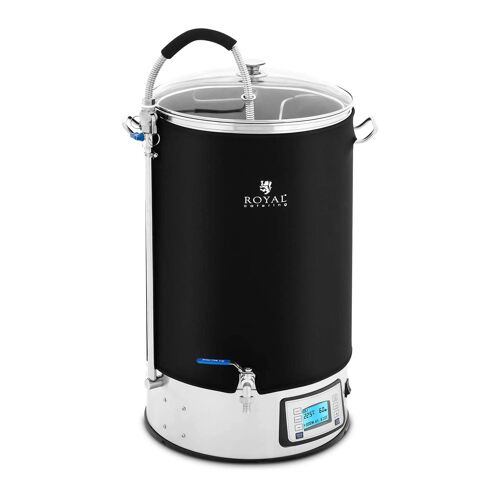Cuve de brassage avec isolation - 60 L - 3000 W - 10 - 100 ?C - Acier inoxydable - ?cran LCD - Minuterie