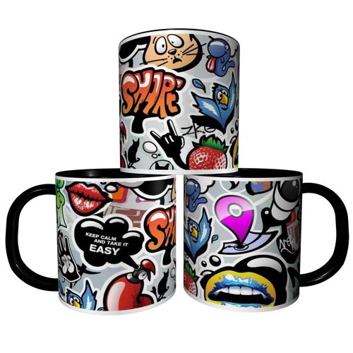 Mug Personnalisé Tasse À Café - Graffiti Street Art Réf-04