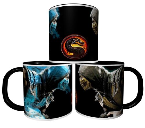 Mug Personnalisé Tasse À Café - Jeu Mortal Kombat Scorpion Vs Sub-Zero Réf-04