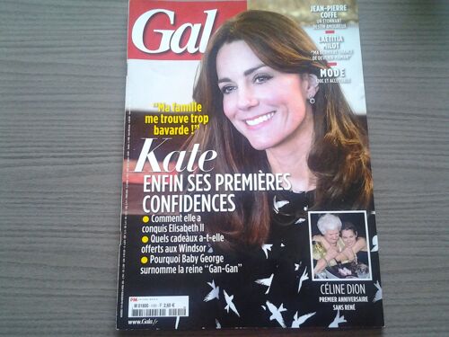 Gala N°1191 "Kate Enfin Ses Premières Confidences"