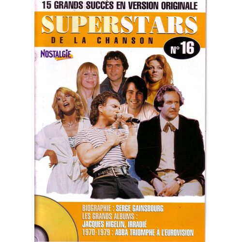 Superstars De La Chanson 16 Joelle/Sheila/Lenorman/Birkin/Gainsbourg/Higelin