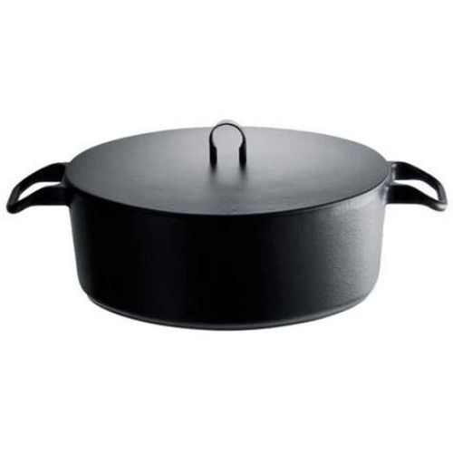 Alessi-La Ceinture D'orion Cocotte Ovale En Fonte Émaillée