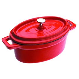 Mini Cocotte Ovale Rouge 15 X 10 X 7