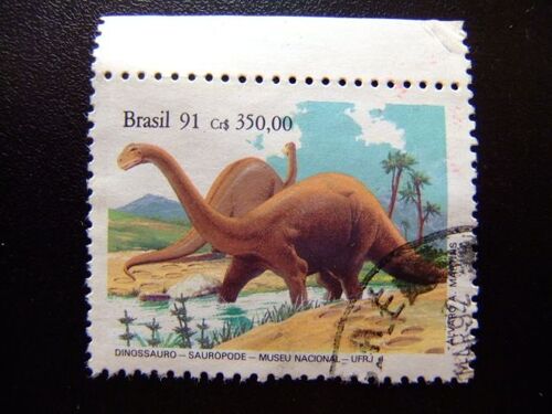 Brasil Brésil 1991 Museo Dinosaurio - Sauropode - Yvert Nº 2022 º Fu