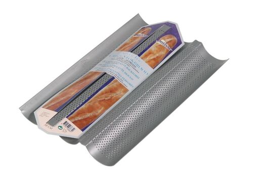 Moule 3 Baguettes Revêtu 38cm Silver Top