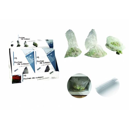 Lot De 5 Poches De Cuissons Marque Saveurs Et Degustations