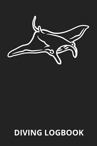 Diving Logbook: Scuba Diver Log Book : Track & Record 100 Dives, Manta Rays Cover, Diving Log Book, 6x9 Travel Pocket Size