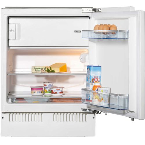 Réfrigérateur combiné Amica AB1112 - table top - encastrable - 59.6x55x81.8 cm (lxpxh) - 111 litres - classe E - blanc