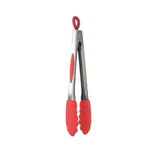 Pince En Acier Et Silicone Rouge