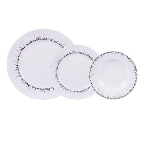 Service D'assiettes Boréalis 12 Pièces