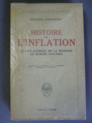 Histoire De L'inflation Histoire De L'inflation