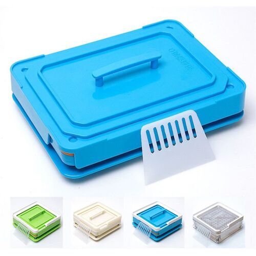 Remplisseuse De Gélules- Machine De Remplissage De Capsules De Taille -Capsules Manuelle 0# - 100 Trous En Plastique -Bleu