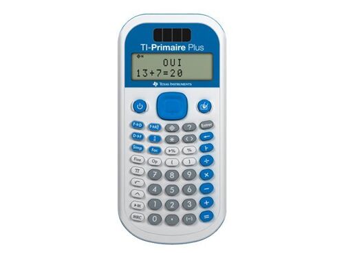 Texas Instruments TI-Primaire Plus - Calculatrice scientifique - panneau solaire, pile