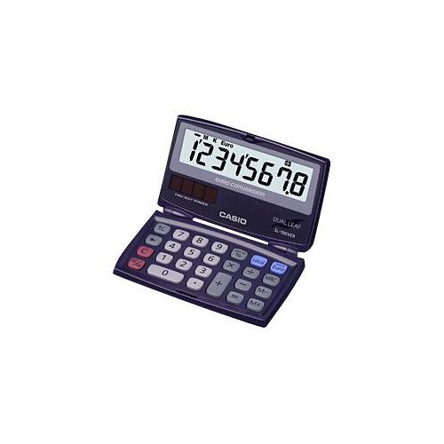 Casio SL-100VER - Calculatrice de poche - 8 chiffres - pile, panneau solaire