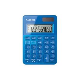 Canon LS-100K - Calculatrice de bureau - 10 chiffres - panneau solaire, pile - bleu métallique