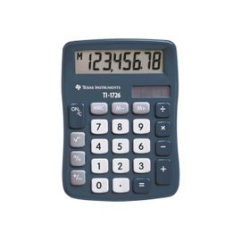 Texas Instruments TI-1726 - Calculatrice de poche - 8 chiffres - panneau solaire